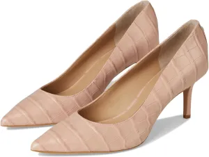 Lauren Ralph Lauren Women's Lanette Crocodile-Embossed Leather Pump