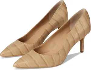 Lauren Ralph Lauren Women's Lanette Crocodile-Embossed Leather Pump