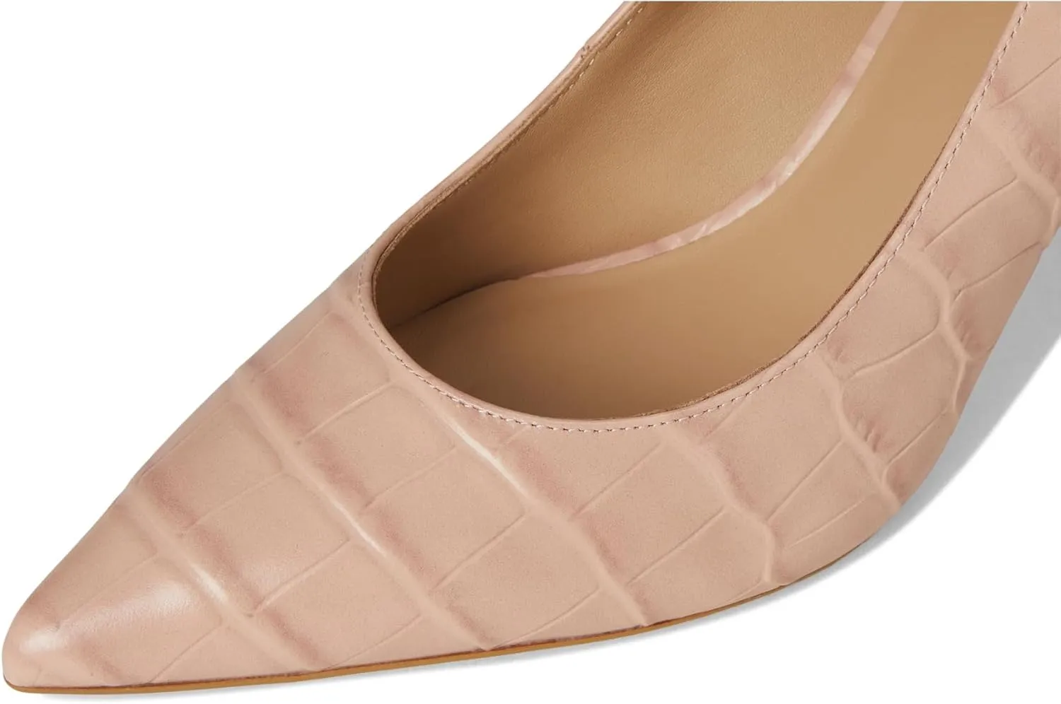 Lauren Ralph Lauren Women's Lanette Crocodile-Embossed Leather Pump