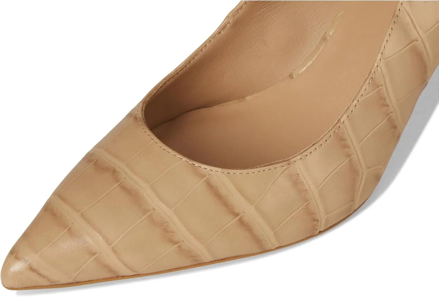 Lauren Ralph Lauren Women's Lanette Crocodile-Embossed Leather Pump