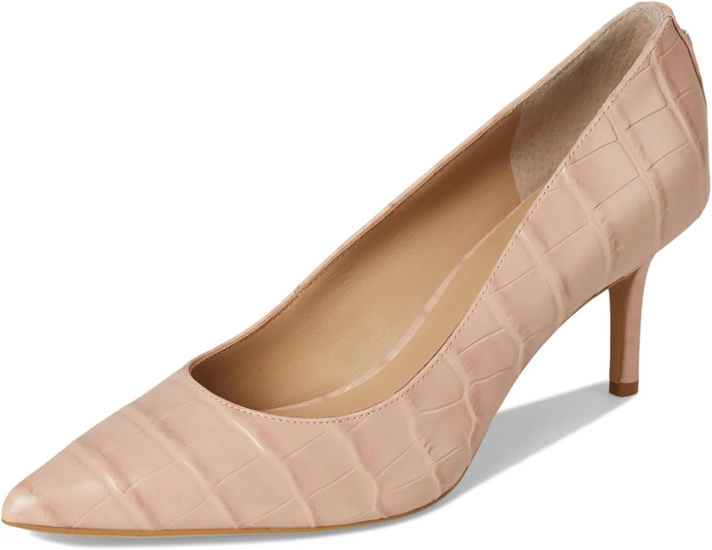 Lauren Ralph Lauren Women's Lanette Crocodile-Embossed Leather Pump