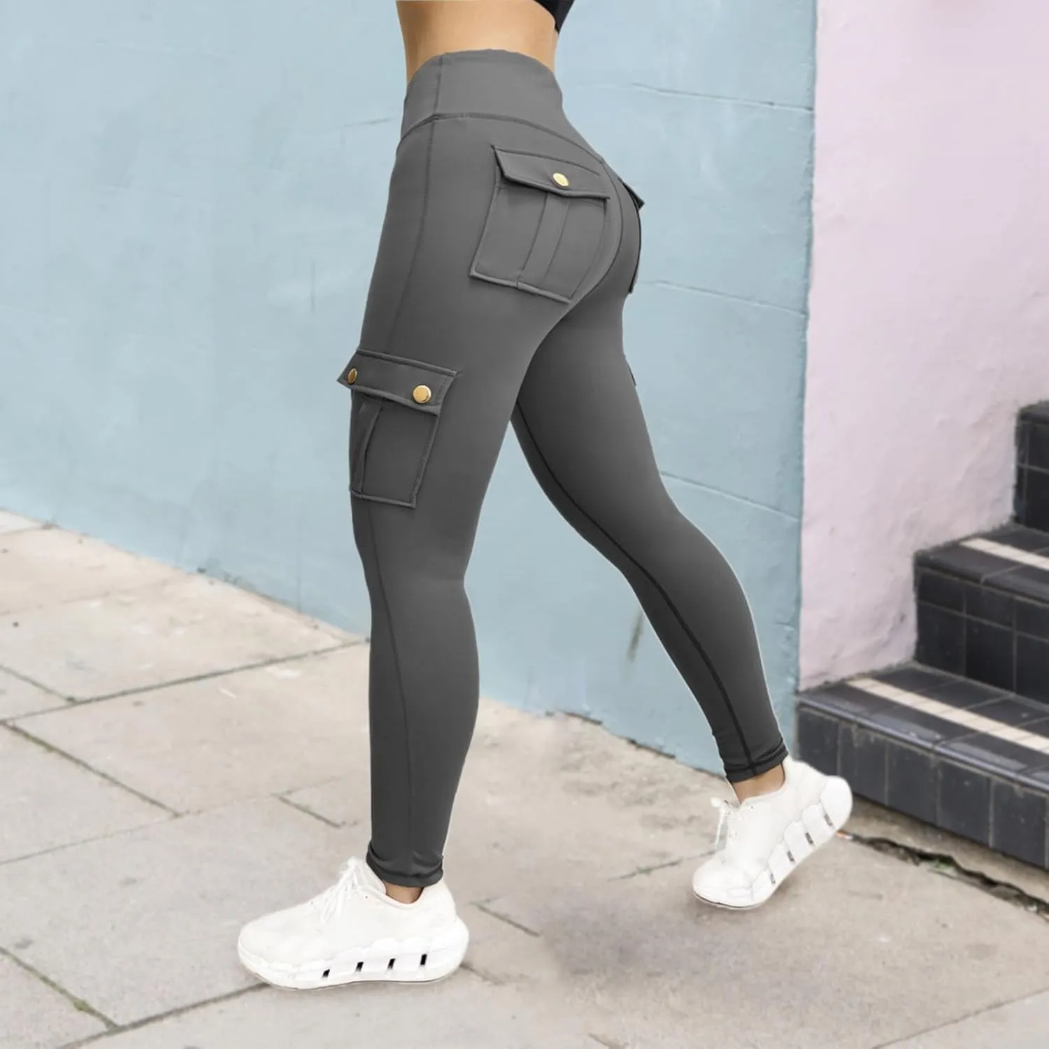 LCMTWX Leggings for Women Fitness Women's Workout Yoga Running Pants Pants Leggings with Pockets for Women Cold Weather