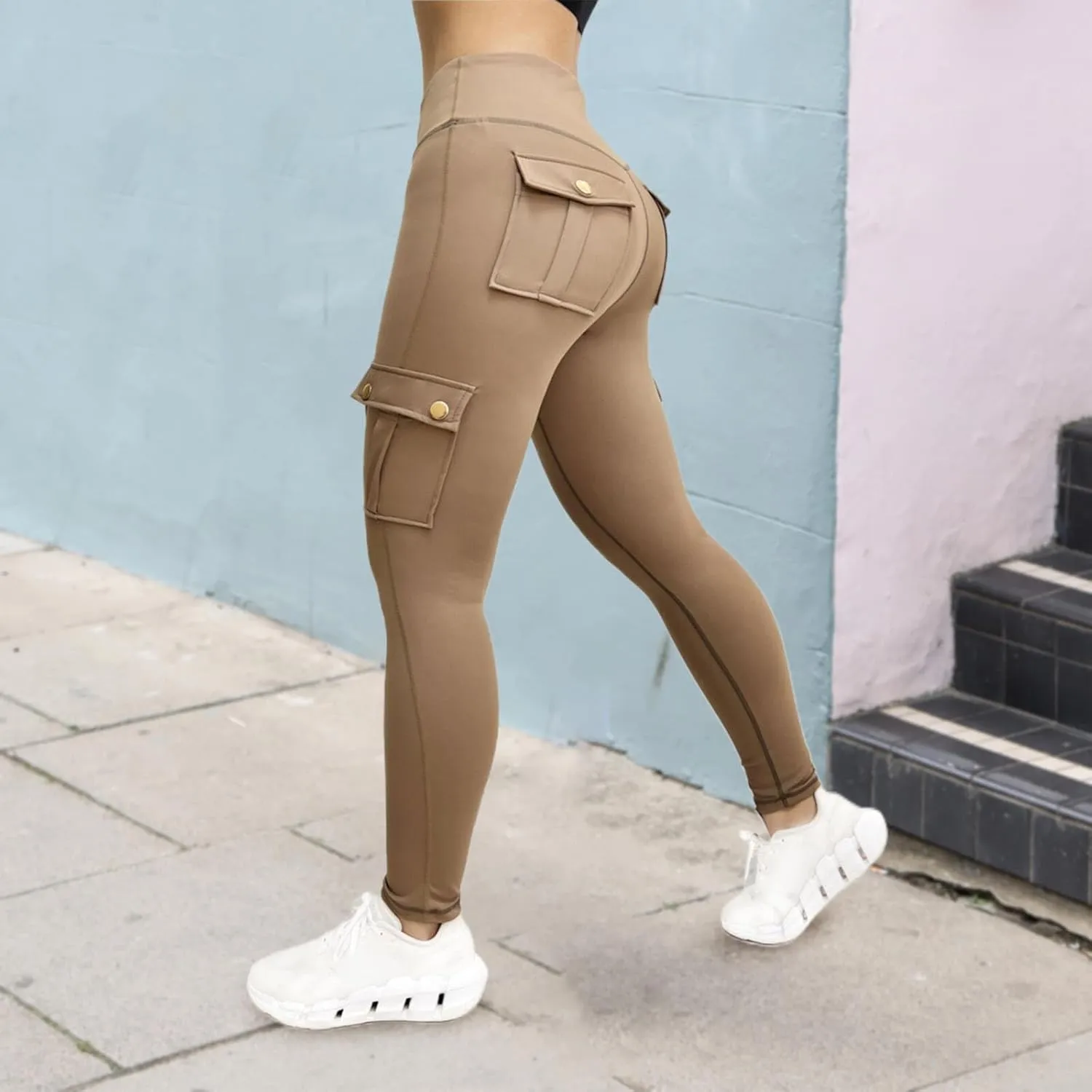 LCMTWX Leggings for Women Fitness Women's Workout Yoga Running Pants Pants Leggings with Pockets for Women Cold Weather