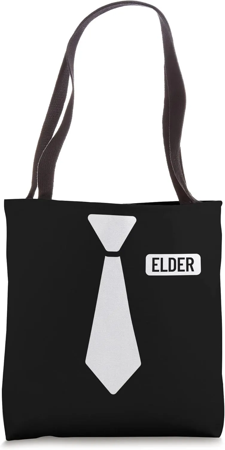 LDS Mormon Missionary Elder Costume Missionary Gift Tote Bag