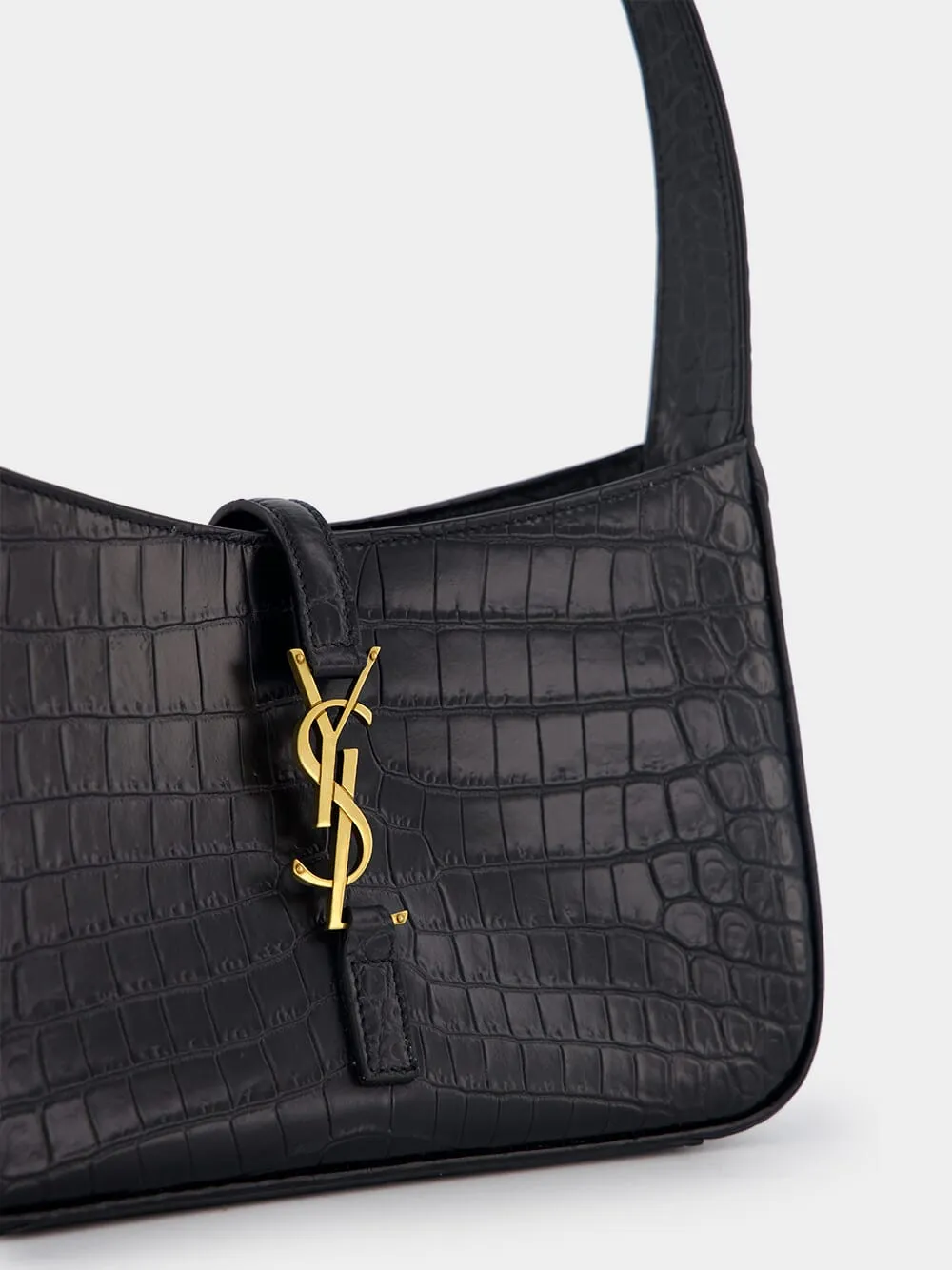 Le 5 À 7 Crocodile-Effect Shoulder Bag
