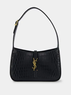 Le 5 À 7 Crocodile-Effect Shoulder Bag