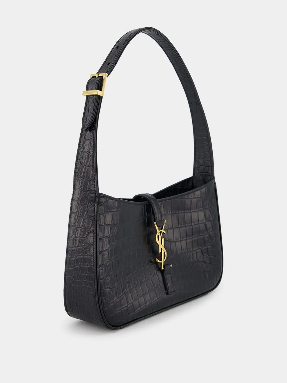 Le 5 À 7 Crocodile-Effect Shoulder Bag