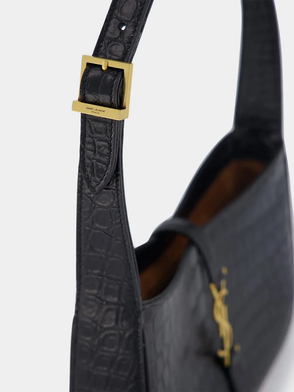 Le 5 À 7 Crocodile-Effect Shoulder Bag