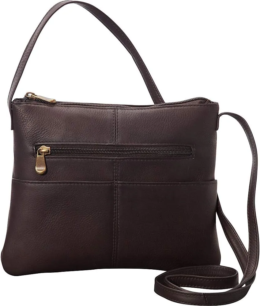 Le Donne Leather Slip Pocket Crossbody - Colombian Cowhide Leather Women’s Bag