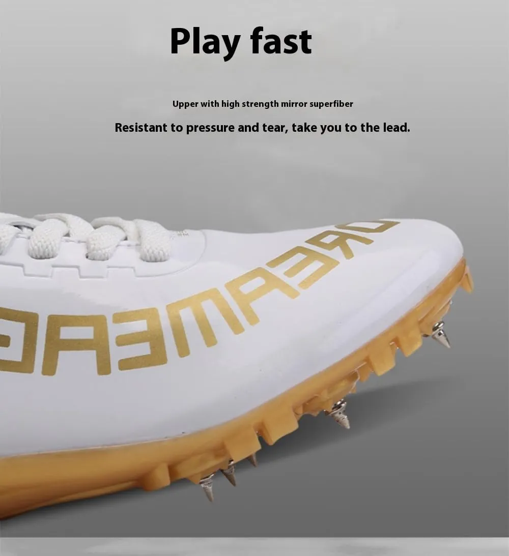 Leather Unisex Track & Field Spikes: Professional Running, Sprint, Jumping Shoes for Men, Women, Kids