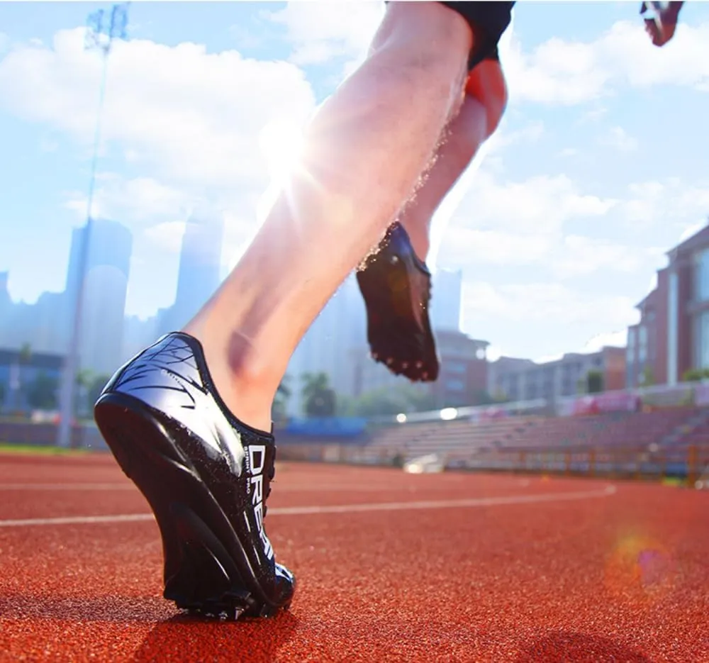 Leather Unisex Track & Field Spikes: Professional Running, Sprint, Jumping Shoes for Men, Women, Kids