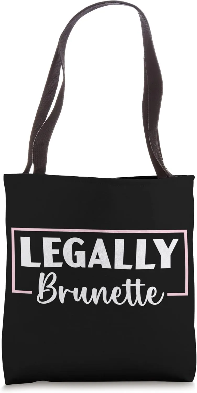 Legally Brunette Brown Hair Fashion Blonde Hair Tote Bag