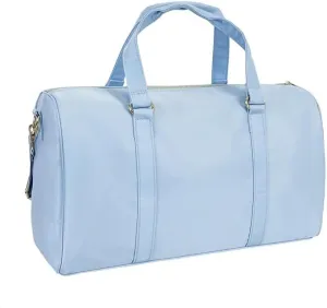 Leisure Nylon Outdoor Handbag Waterproof Fashion Travel Duffle Bag Women Small Travel Handbag-M(Light blue)