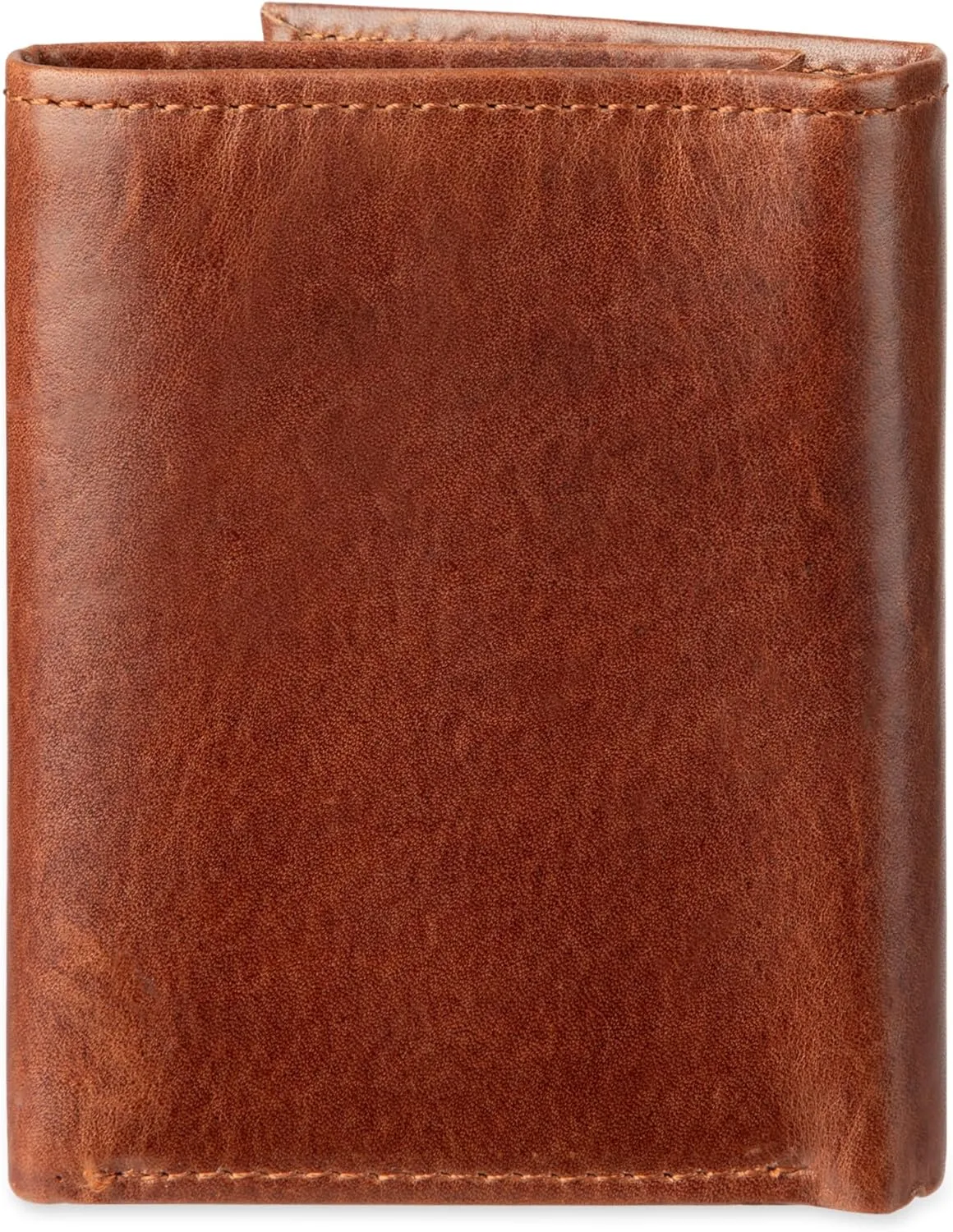 Levi's Men's Trifold Wallet-Sleek and Slim Includes Id Window and Credit Card Holder, Tan, One Size