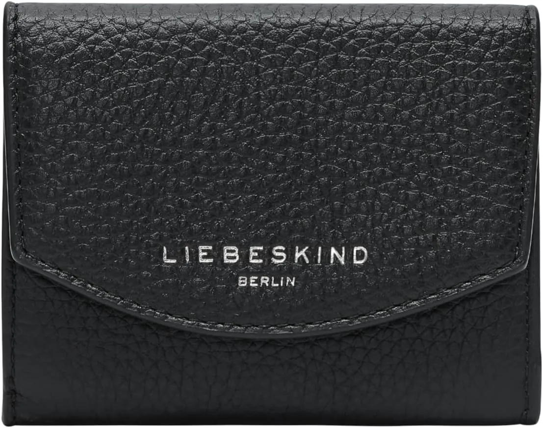 Liebeskind Berlin Women's Sadie Naplack Louisa Purse S, Black Pebble 402, S (H x W x D) 8.5 cm x 11 cm x 2 cm, black, S (HxBxT 8cm x10.8cm x2cm)