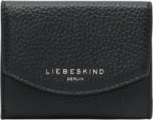 Liebeskind Berlin Women's Sadie Naplack Louisa Purse S, Black Pebble 402, S (H x W x D) 8.5 cm x 11 cm x 2 cm, black, S (HxBxT 8cm x10.8cm x2cm)