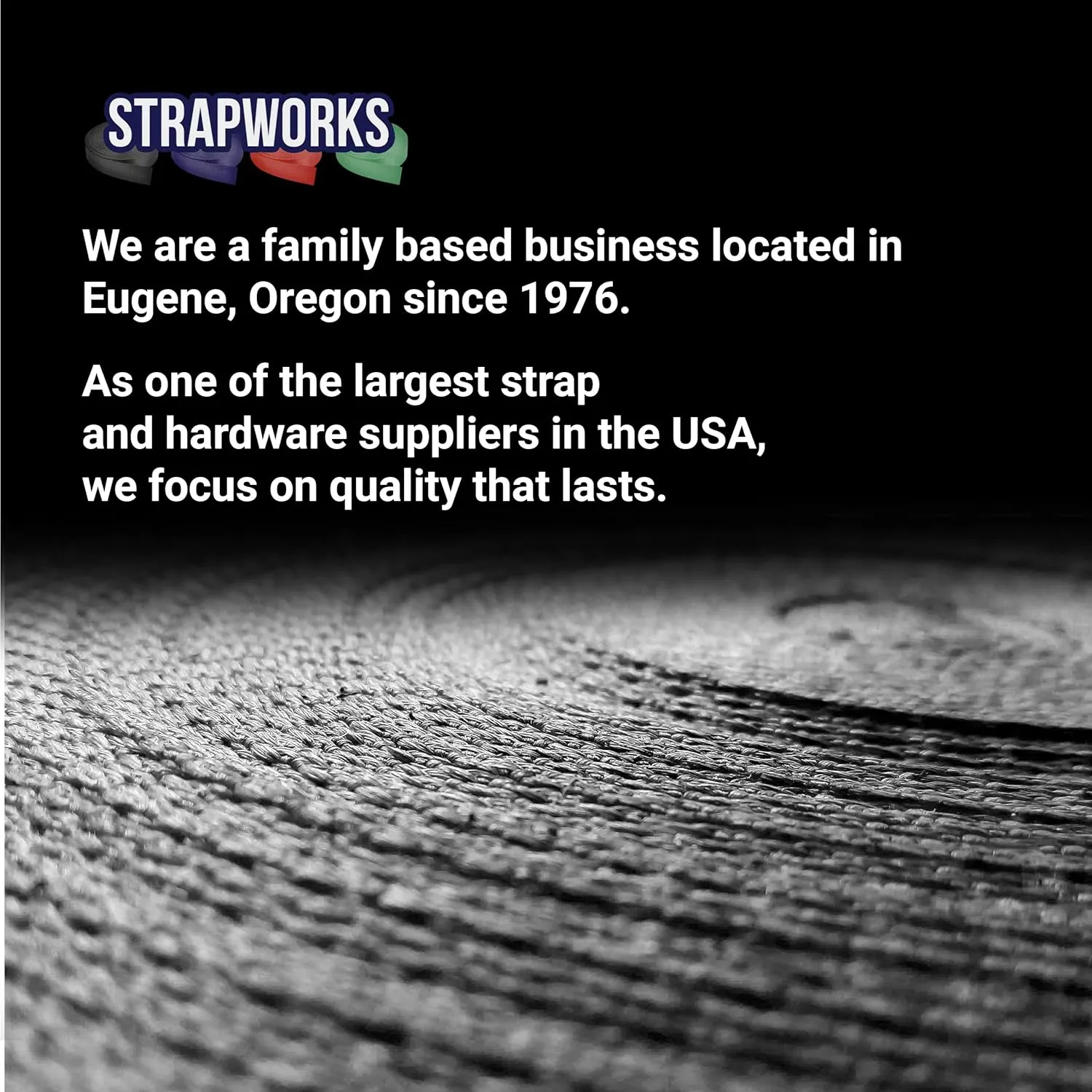 Lightweight Polypropylene Webbing - Poly Strapping for Outdoor DIY Gear Repair, Pet Collars, Crafts – 2 Inch by 10, 25, or 50 Yards, Over 20 Colors