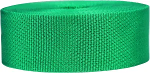 Lightweight Polypropylene Webbing - Poly Strapping for Outdoor DIY Gear Repair, Pet Collars, Crafts – 2 Inch by 10, 25, or 50 Yards, Over 20 Colors