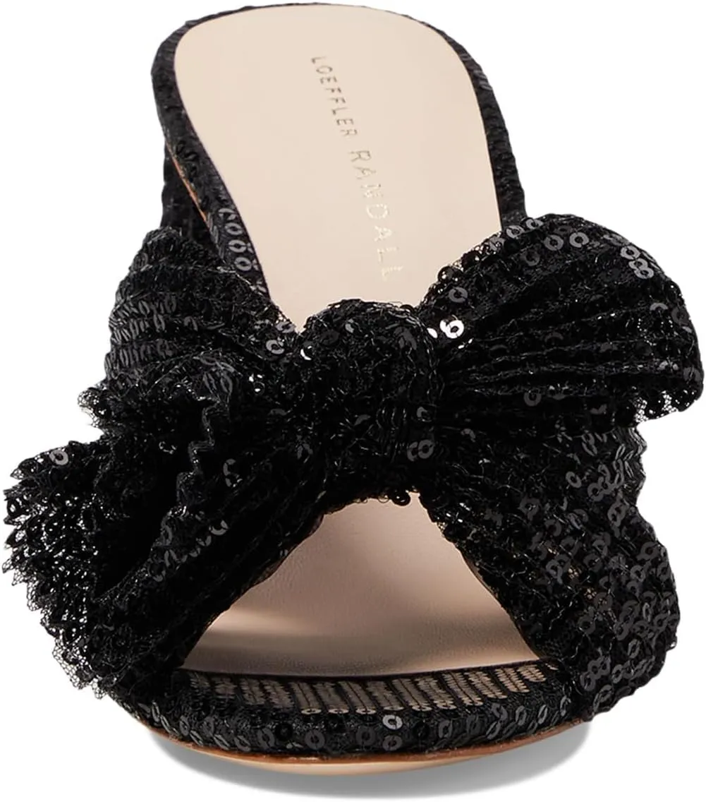 Loeffler Randall Women's Penny Pleated Bow Sandals