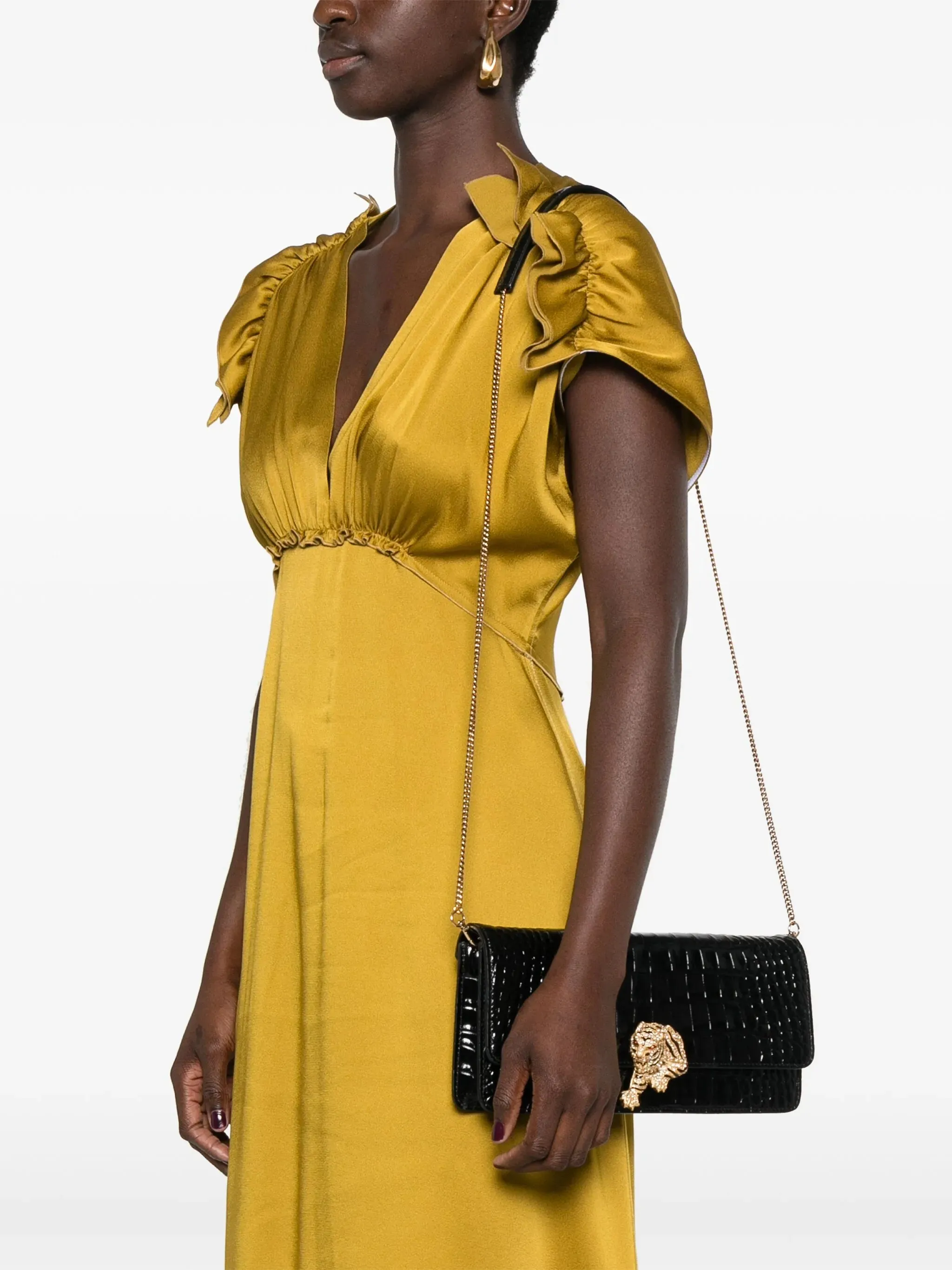 Logo-plaque Clutch Bag