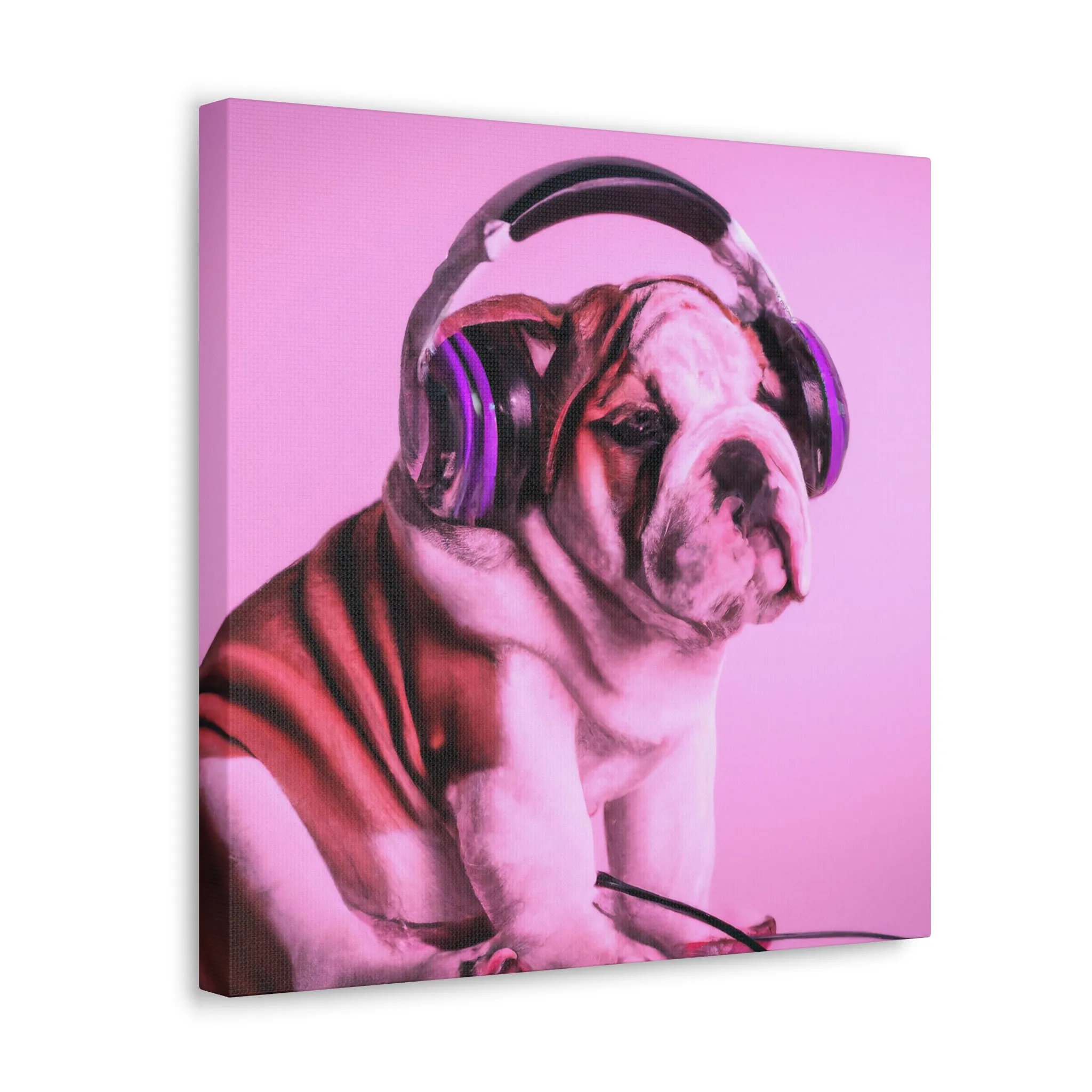 Lord Devon Edward Woodland - English Bulldog - Canvas