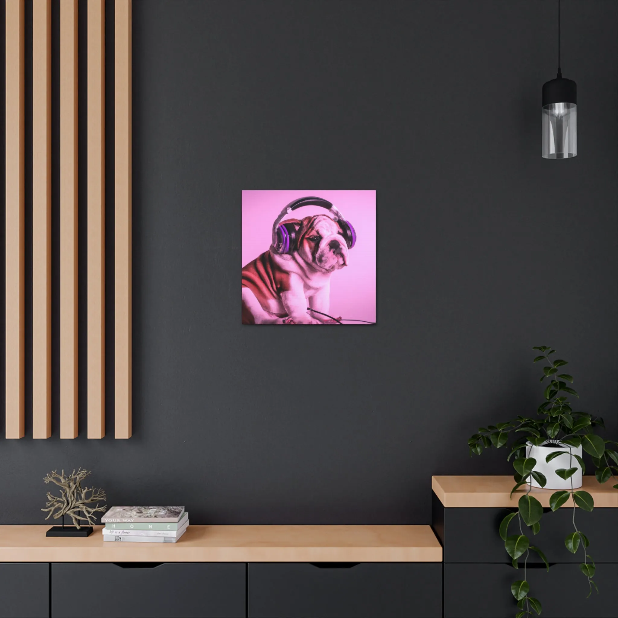 Lord Devon Edward Woodland - English Bulldog - Canvas