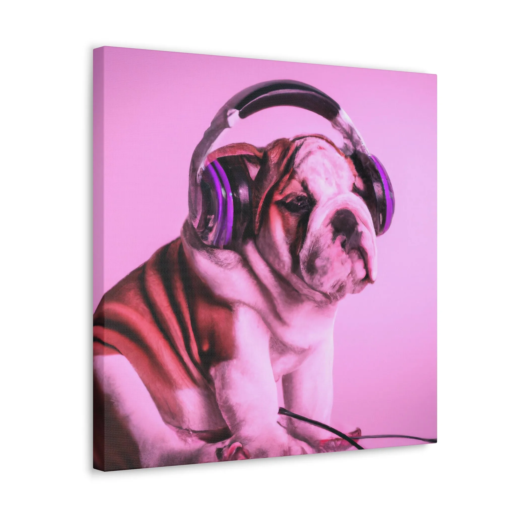 Lord Devon Edward Woodland - English Bulldog - Canvas