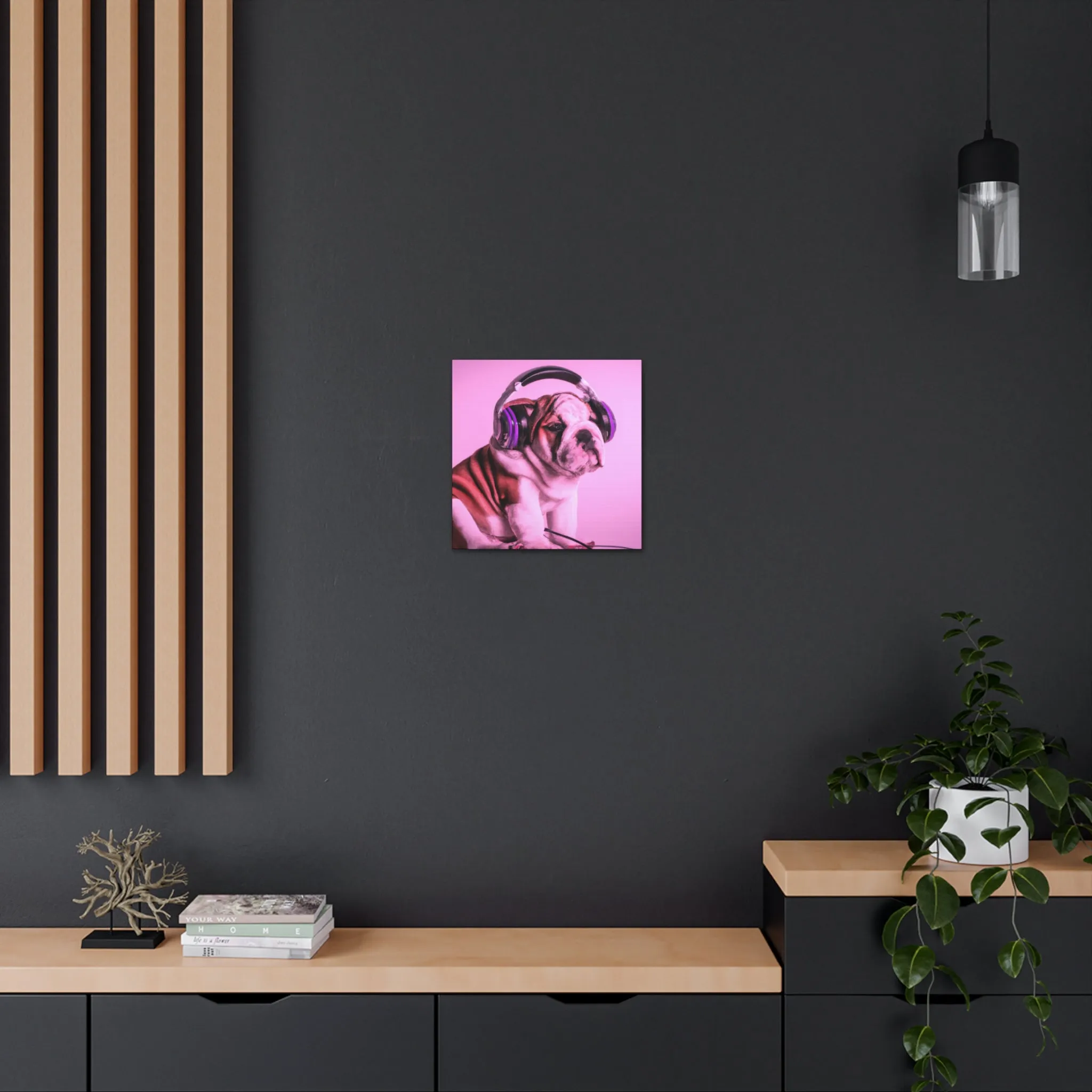 Lord Devon Edward Woodland - English Bulldog - Canvas