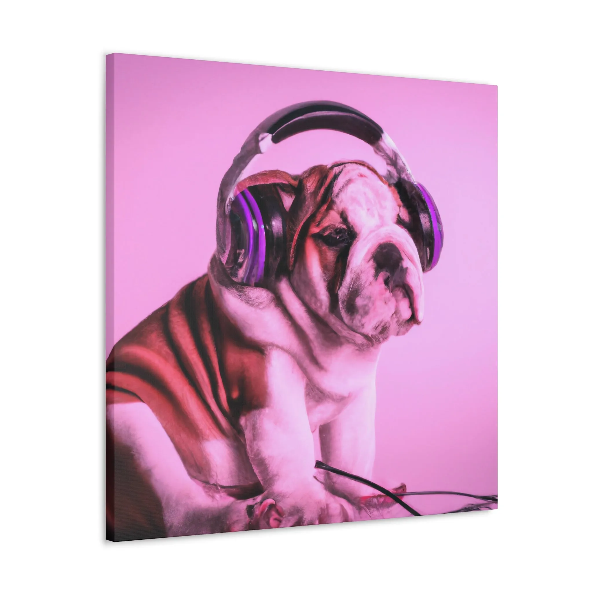 Lord Devon Edward Woodland - English Bulldog - Canvas