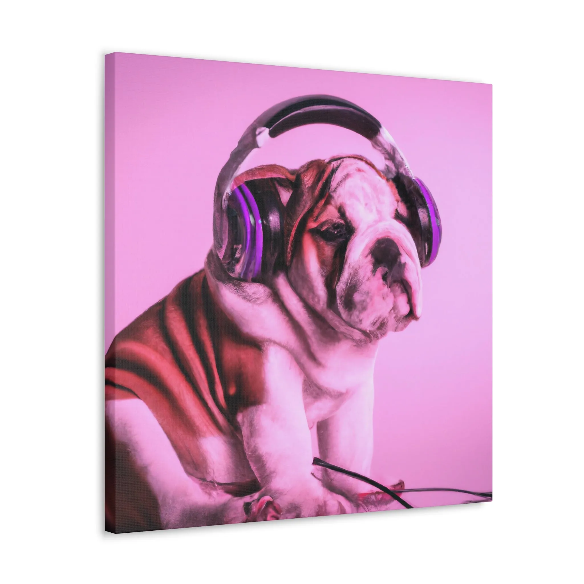Lord Devon Edward Woodland - English Bulldog - Canvas