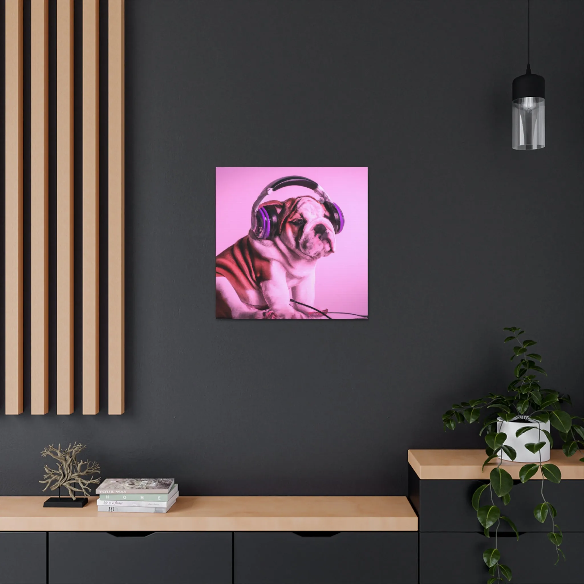 Lord Devon Edward Woodland - English Bulldog - Canvas