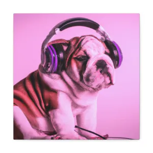 Lord Devon Edward Woodland - English Bulldog - Canvas