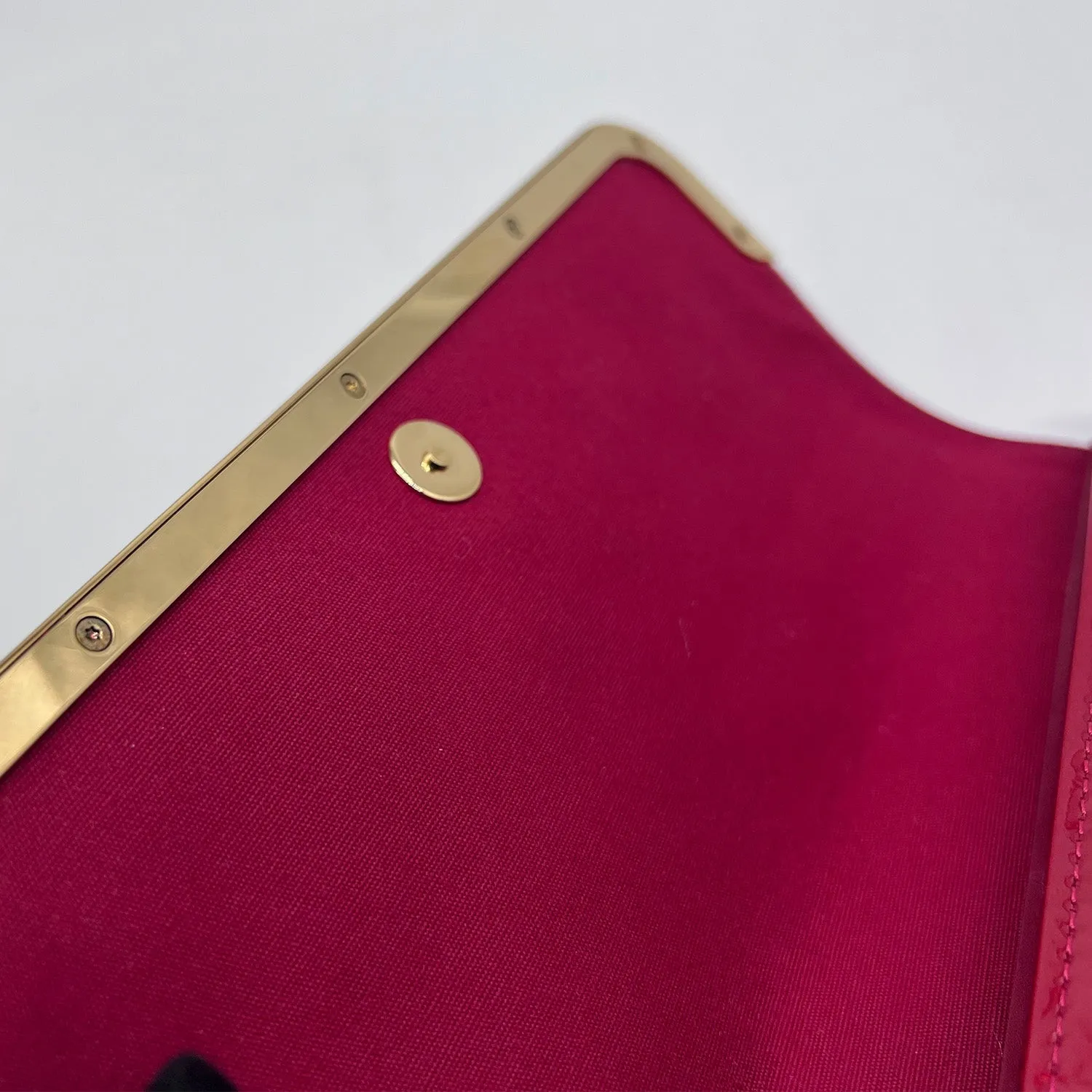 Louis Vuitton Rossmore Shoulder Bag in Red Monogram Vernis