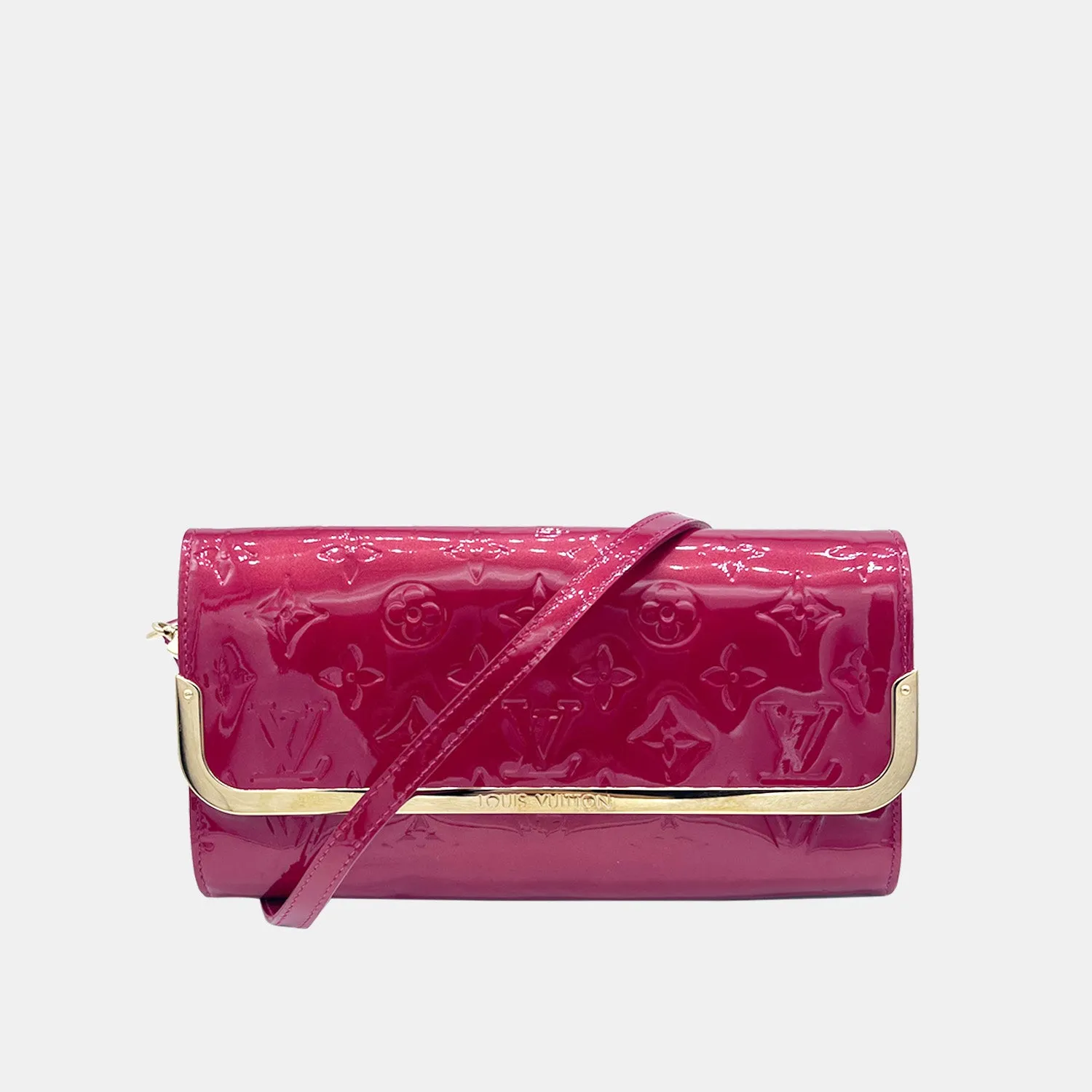 Louis Vuitton Rossmore Shoulder Bag in Red Monogram Vernis