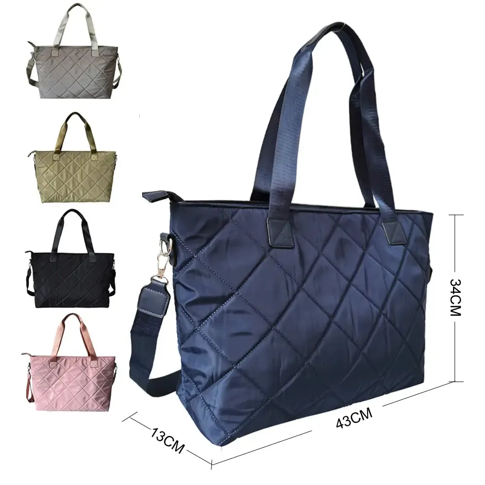 Loyda Padded Nylon Shoulder Bag