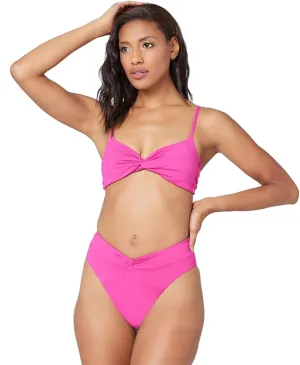 LSpace Ringo Bikini Top for Women - Adjustable Back Ties, Twist Front Detail, and Removeable Pads