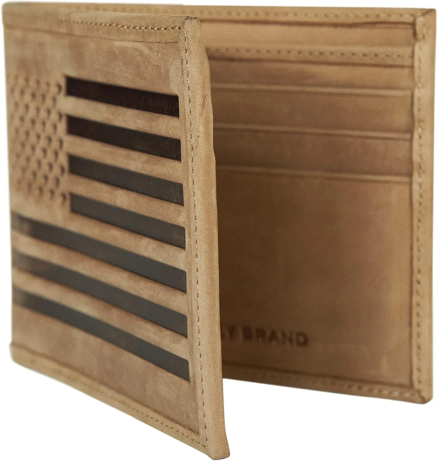Lucky Brand Men's Bifold Wallet | Id Window | Card Slots | Leather | Organization | Durable | Stylish