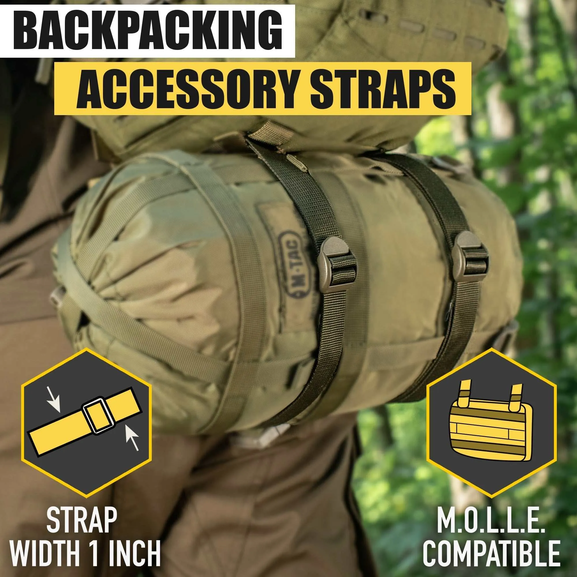 M-Tac Compressive Straps - (Set of 4)