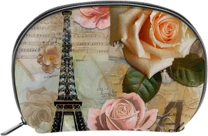 Makeup Bag Organizer,Cosmetic Bags for Women,Eiffel Towerparis Postcard,Small Makeup Pouch