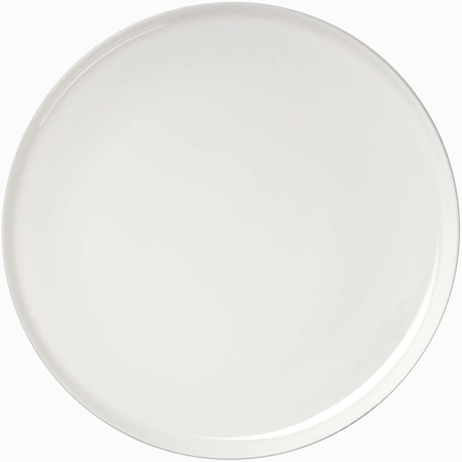 MARIMEKKO Oiva Dinner Plate — Refine Your Kitchen Décor with Our Iconic White Stoneware — Stylish & Classic White Porcelain Dinner Plates to Elevate Your Dining Experience (10-inch Diameter)