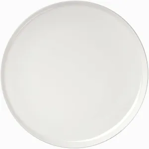 MARIMEKKO Oiva Dinner Plate — Refine Your Kitchen Décor with Our Iconic White Stoneware — Stylish & Classic White Porcelain Dinner Plates to Elevate Your Dining Experience (10-inch Diameter)