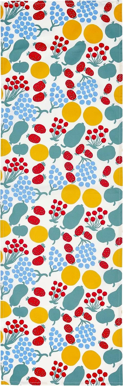 MARIMEKKO Pieni Tori Table Runner — Refine Your Dining Room with Our Iconic Table Decor — Cotton Table Runner to Elevate Your Dining Experience (59 in x19 in)