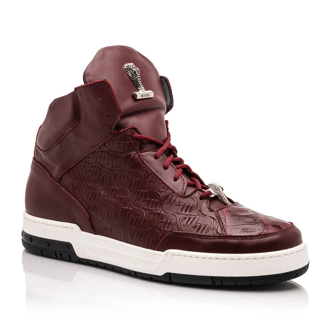 Mauri Hammer 8429 Men's Shoes Exotic Crocodile / Nappa Leather Sneakers (MA5651)