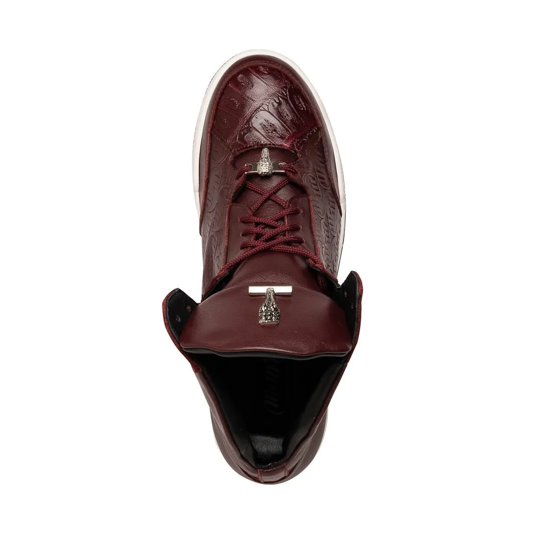 Mauri Hammer 8429 Men's Shoes Exotic Crocodile / Nappa Leather Sneakers (MA5651)