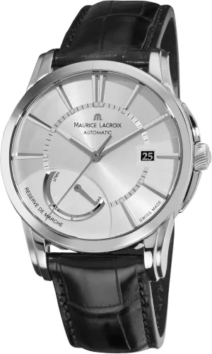 Maurice Lacroix Men's PT6168-SS001131 Pontos Silver Power Reserve Indicator Dial Watch