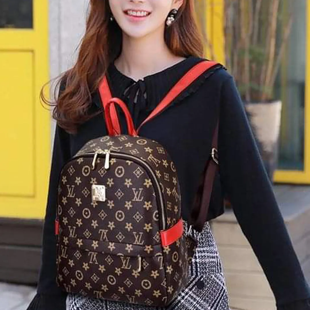 Maxim Lavish Leather Backpack for Girls/Women