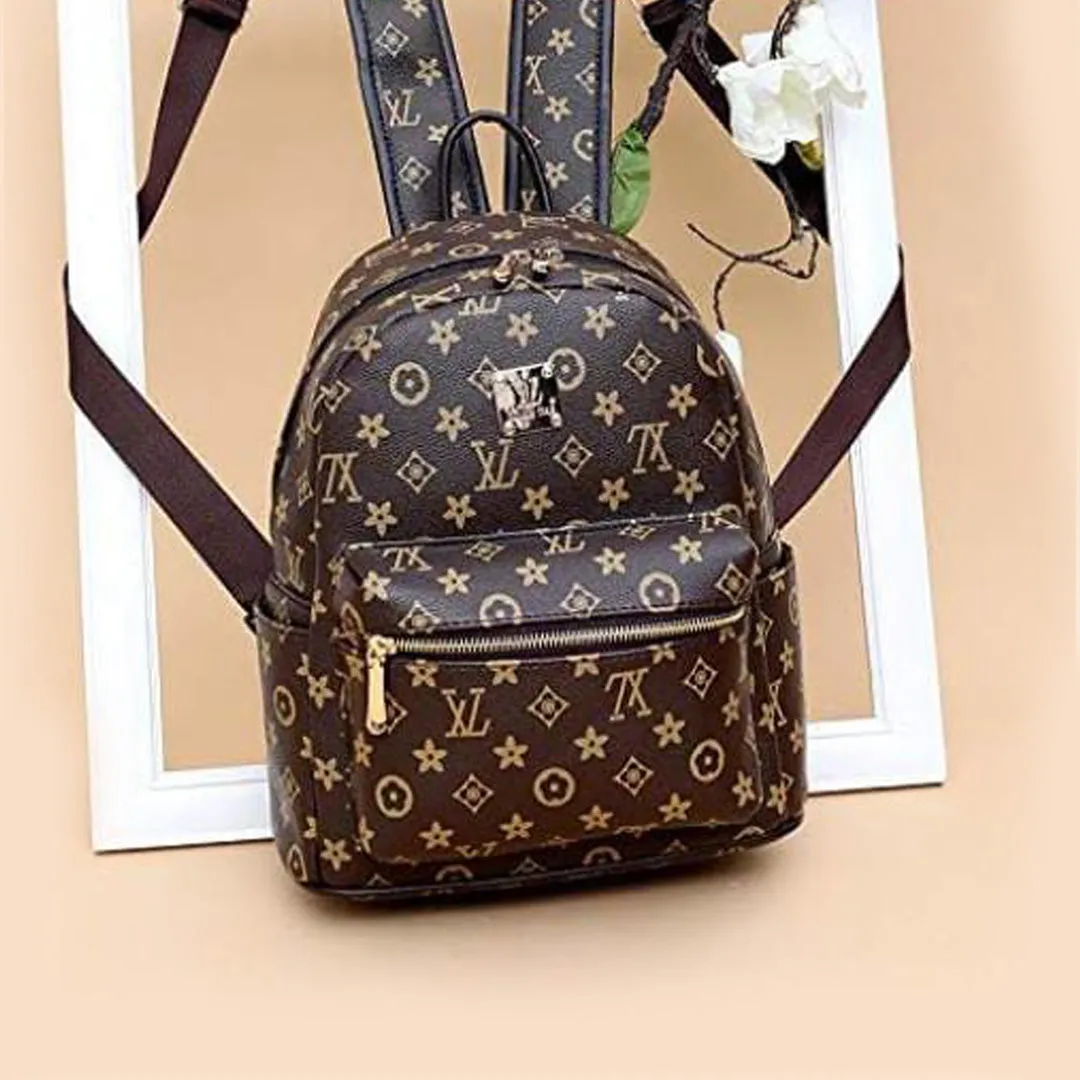 Maxim Lavish Leather Backpack for Girls/Women