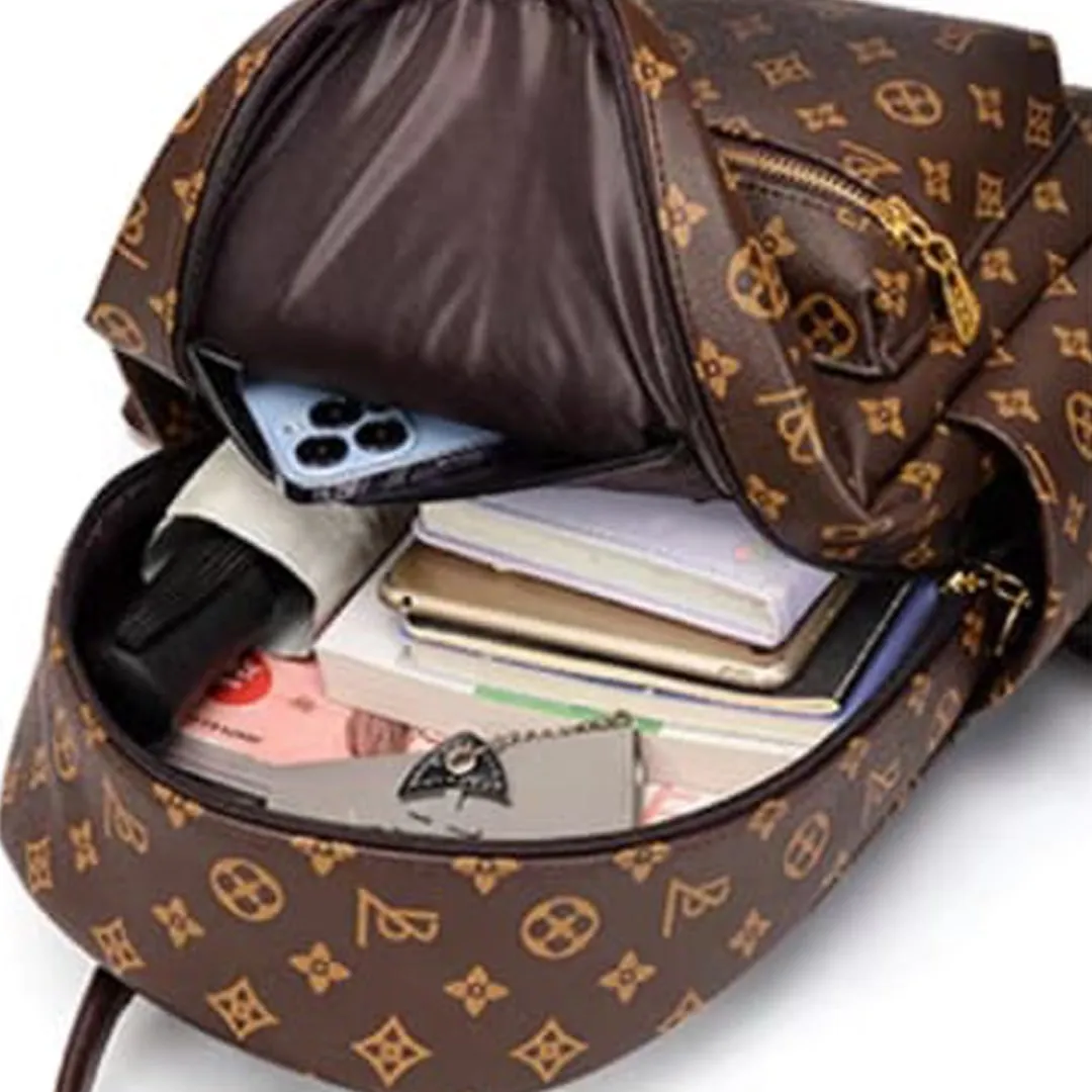 Maxim Lavish Leather Backpack for Girls/Women