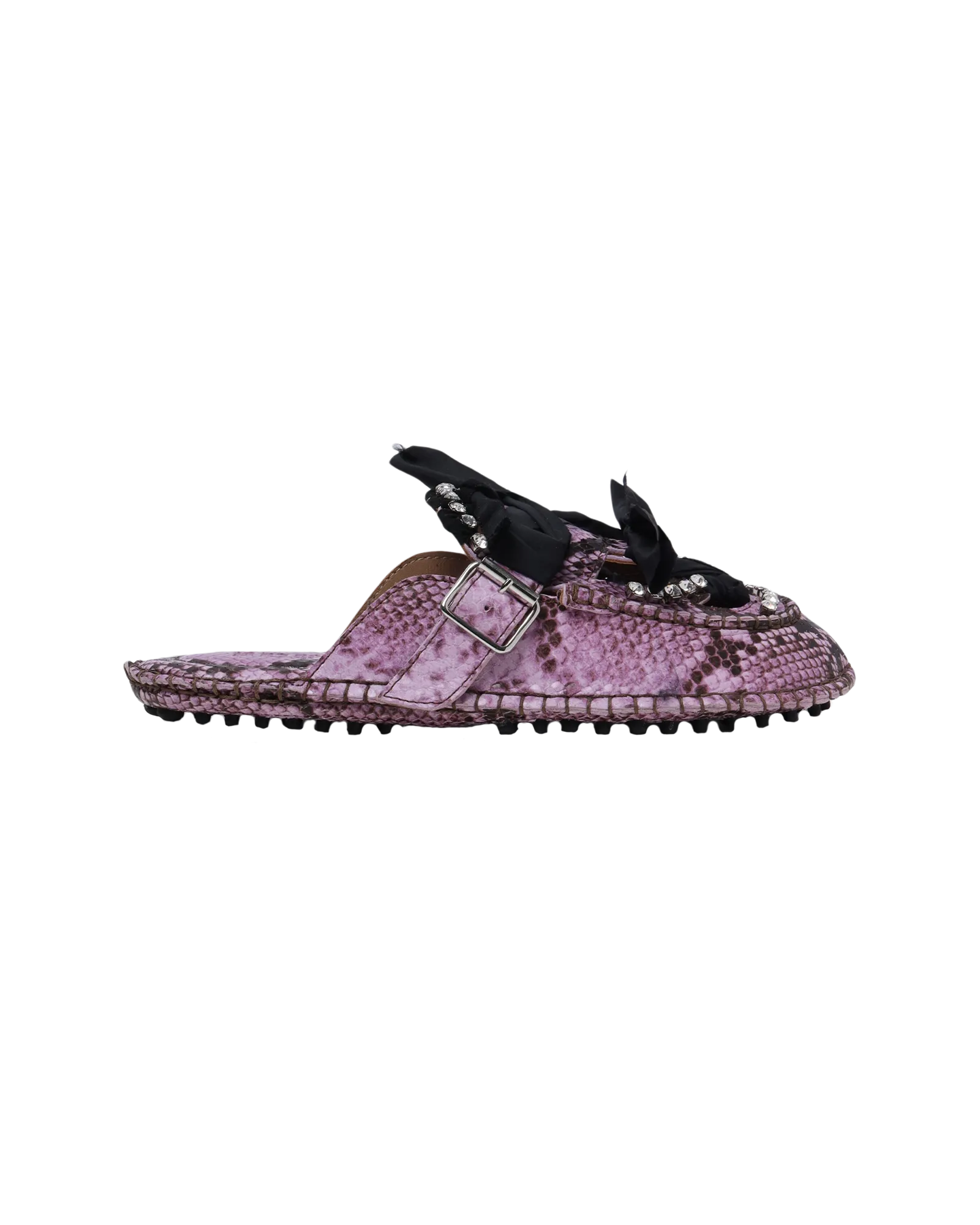 Medusa Snake Ribbon Mules