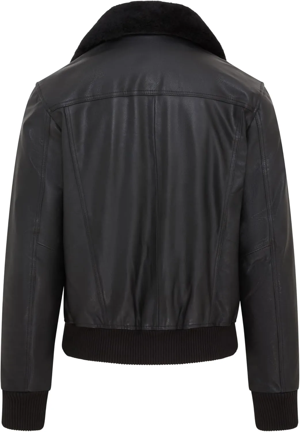 Men's Air Force A2 USAF Black Aviator Bomber Leather Cowhide Jacket